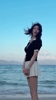 太香了😍 大鹅海边拍摄人妻感拉满！曹岩太遭人嫉妒啦😭