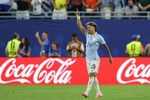 马克西&middot;阿劳霍禁区内抽射近角破门，乌拉圭1-1扳平沙特
